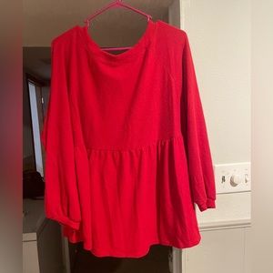 Red women’s sweater